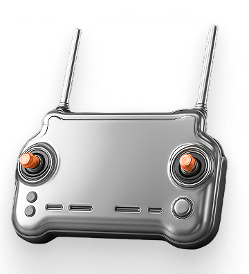 Дрон с пультом управления